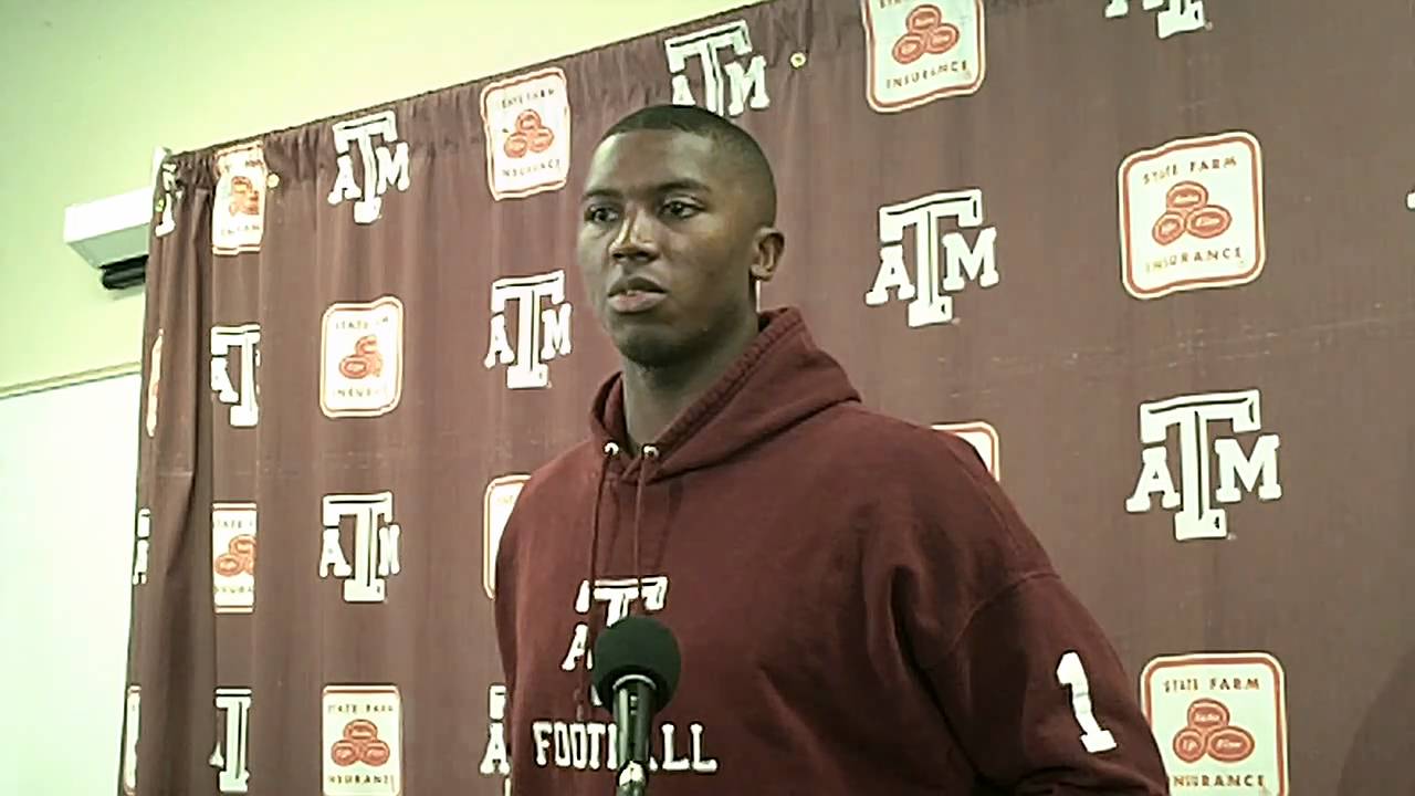 Aggies' Jerrod Johnson during KU week