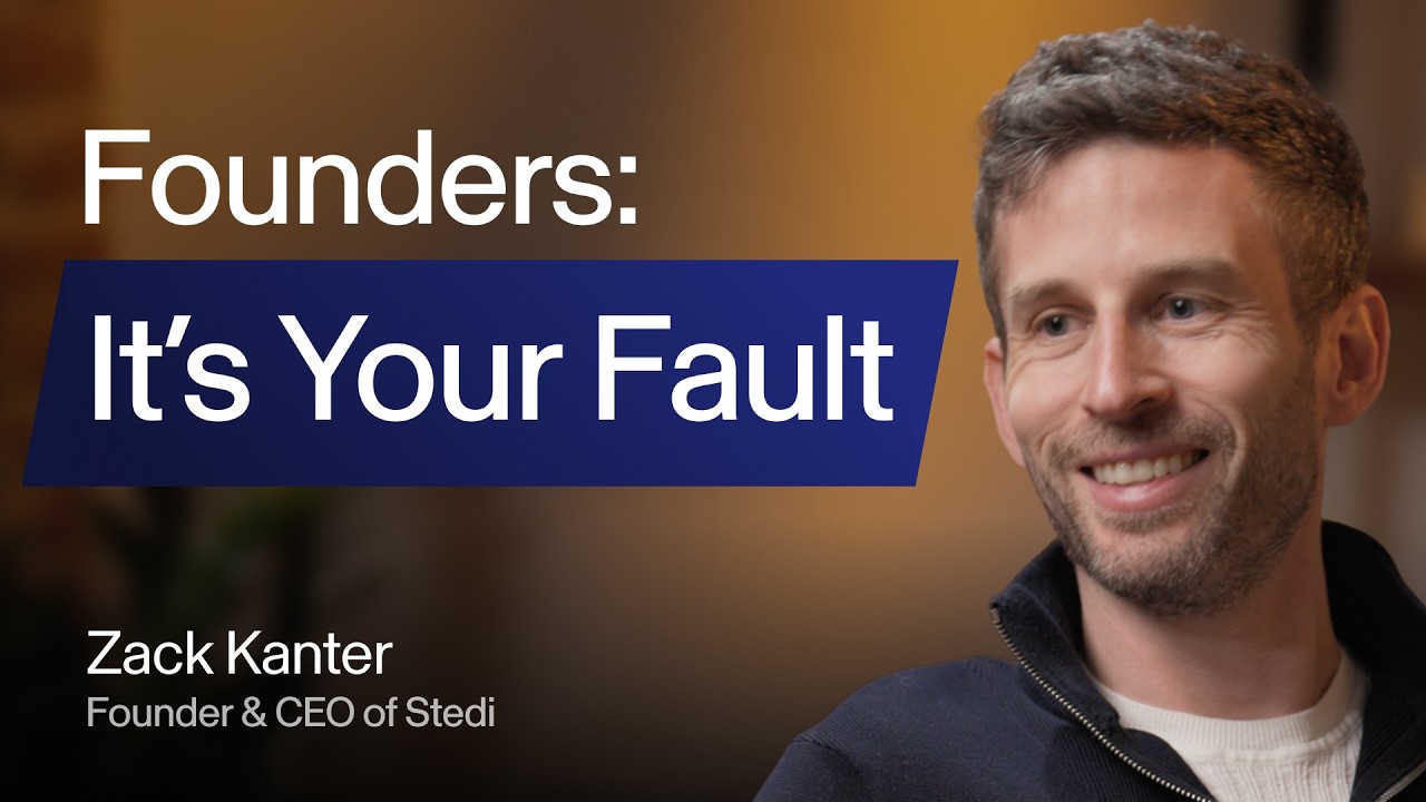 How to build a company you’ll run forever | Zack Kanter (Founder and CEO of Stedi)