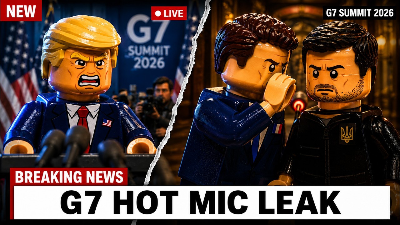 Macron's Hot Mic Destroyed Trump's Entire G7 Performance | LEGO Animation