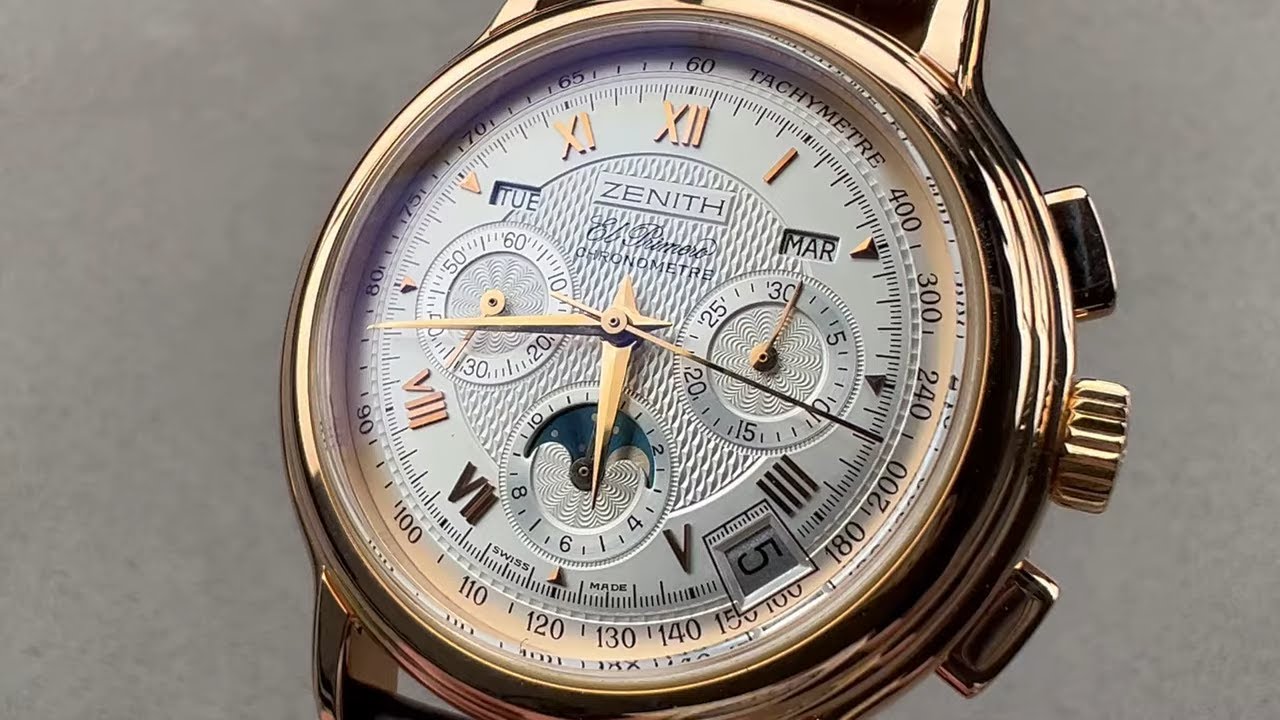 Zenith El Primero Chronomaster Triple Calendar Moonphase 17.0240.410/01 Zenith Watch Review