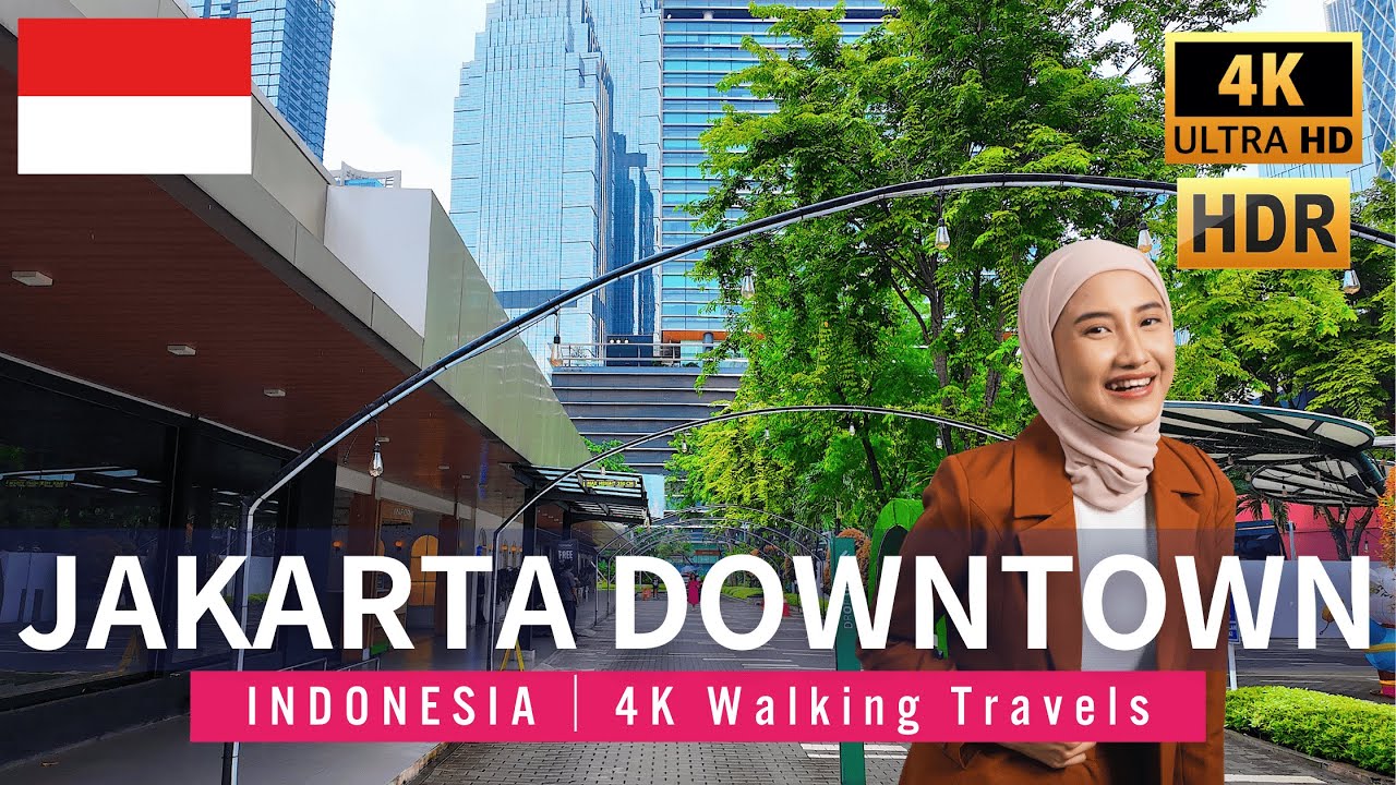 Jakarta's Skyscraper Area! SCBD Walking Tour in Indonesia [4K HDR/Immersive]