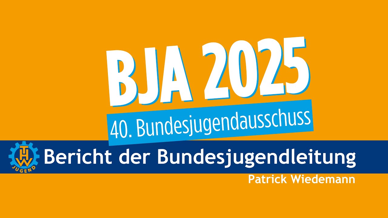 Bericht der Bundesjugendleitung zum 40. Bundesjugendausschuss 2025 - Patrick