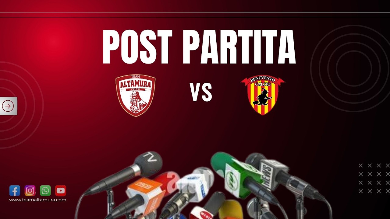 Sala Stampa - TEAM ALTAMURA vs BENEVENTO (1-2)
