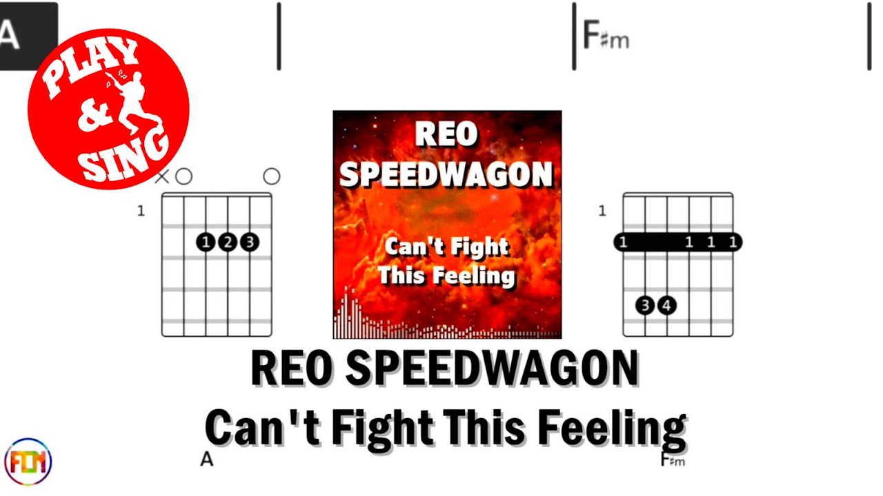 Reo Speedwagon - Can't Fight This Feeling | Scrolling Guitar Chords & Lyrics