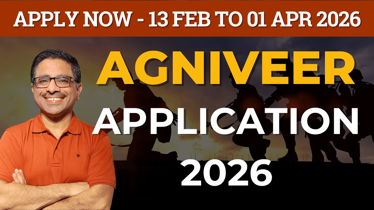 AGNIVEER 2026 | Apply Now | 13 Feb to 01 Apr 2026