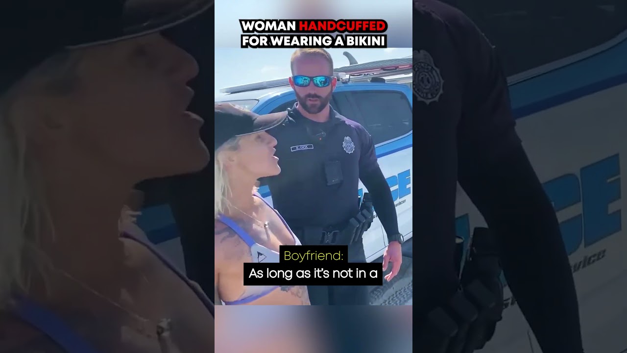 Woman Arrested For Wearing a Bikini #bodycam #police