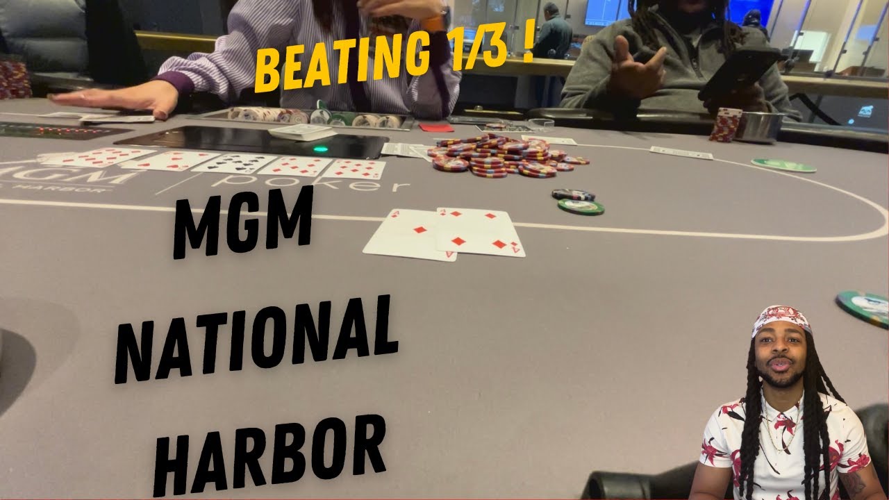 Poker Exploits @MGM National Harbor | Battling 1/3 NLH