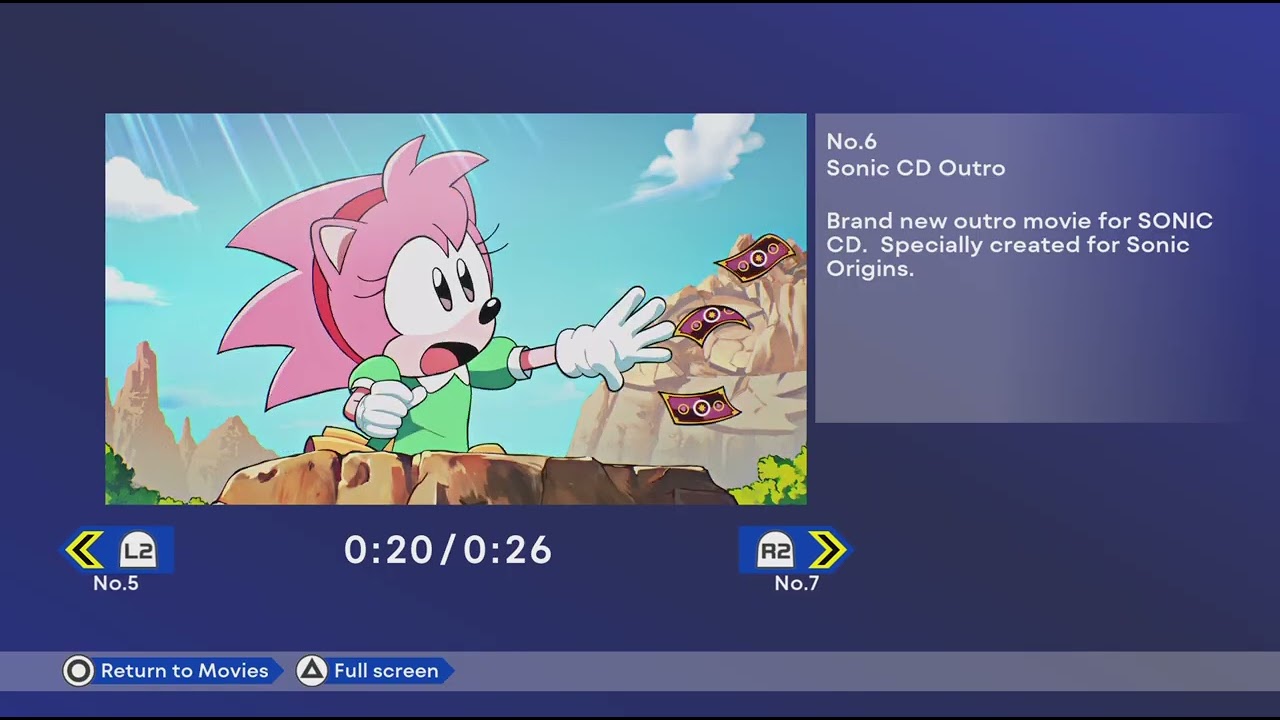 Sonic Origins all Sonic  games outro and intro