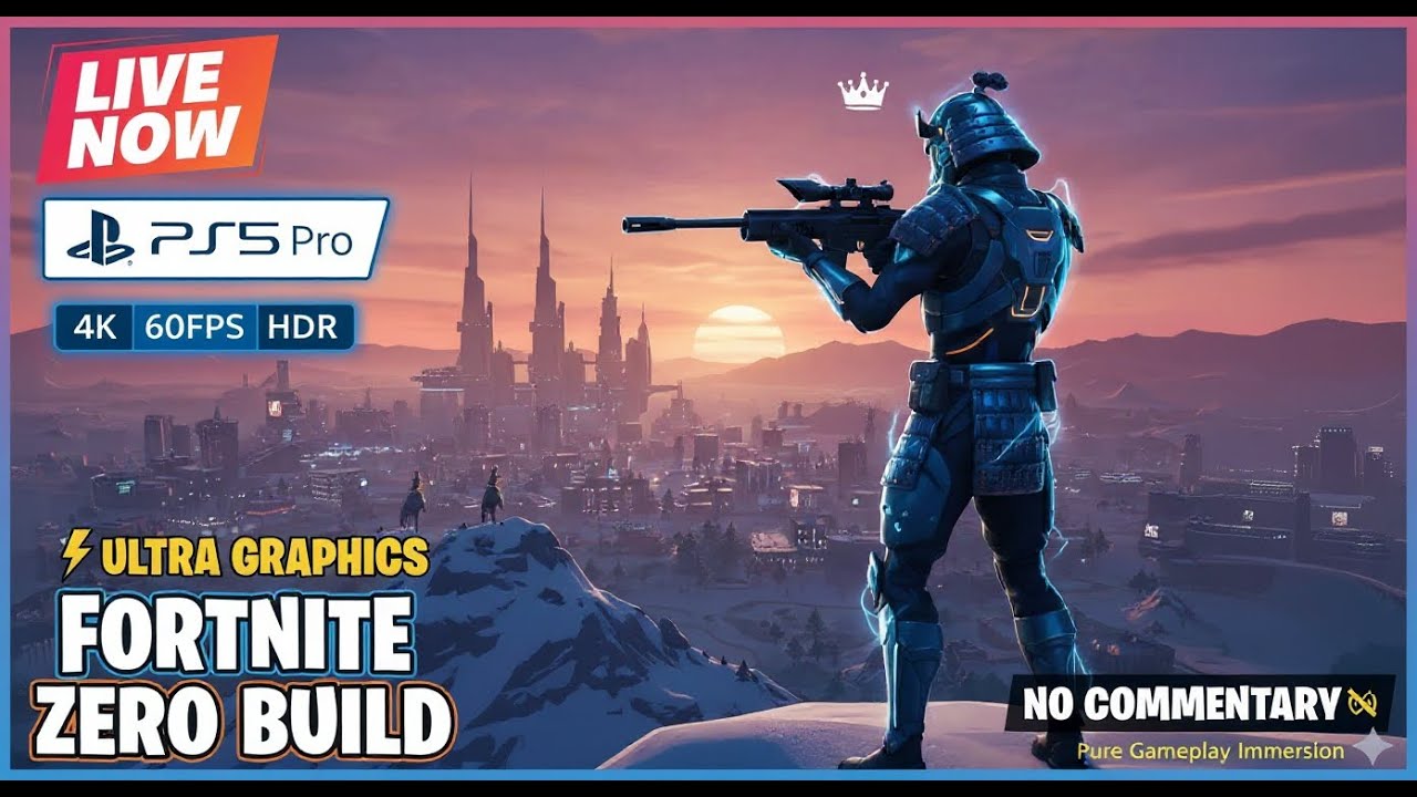 FORTNITE Zero Build (PS5 Pro 4K 60FPS) — Ultra Graphics Gameplay [No Commentary]