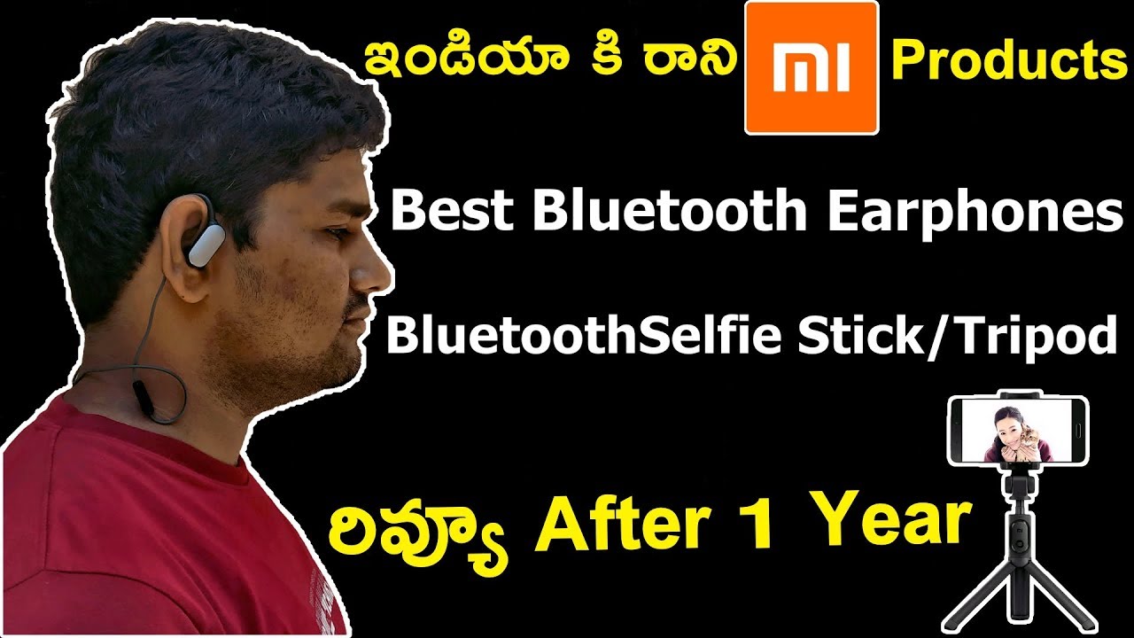 Xiaomi Bluetooth Earphones & Tripod/Selfie Stick Review After 1 Year||Telugu