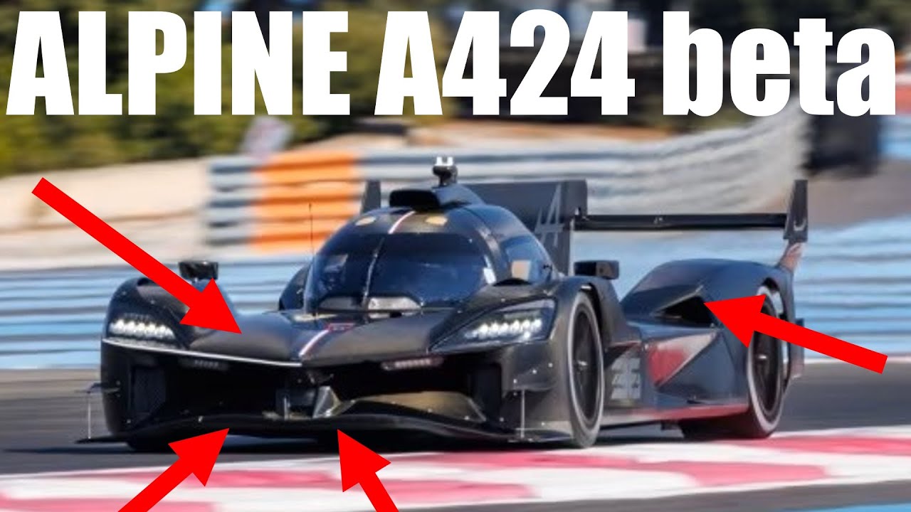 Гиперкар Alpine A424 beta LMDh — более детальный обзор