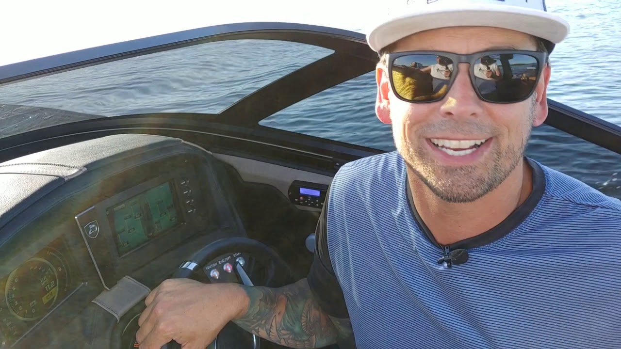Centurion Ri257 On Water Real Time Wake Surf Wave Setup and Surf