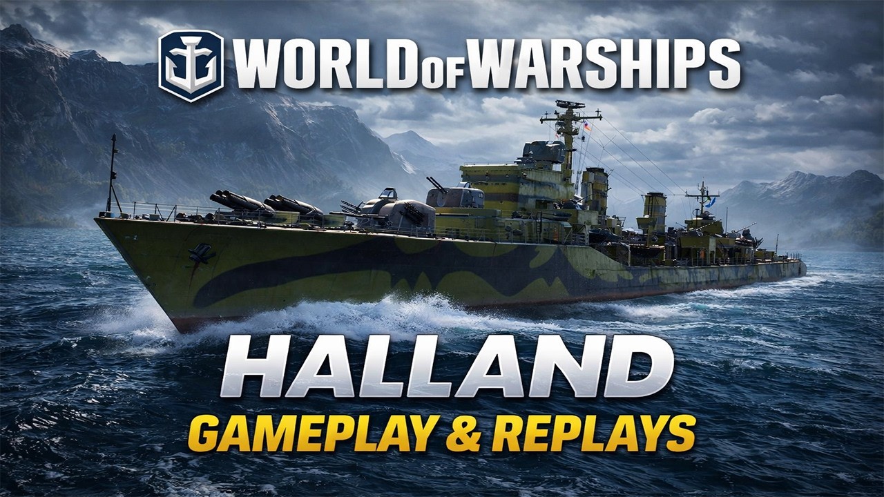 World Of Warships Halland Oyuncu Dostu Destroyer...