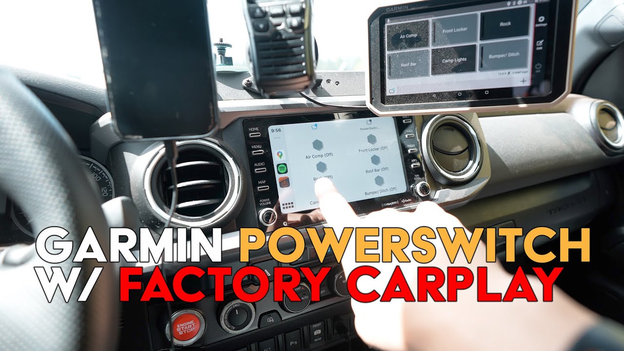 Garmin PowerSwitch Integrated into Carplay!