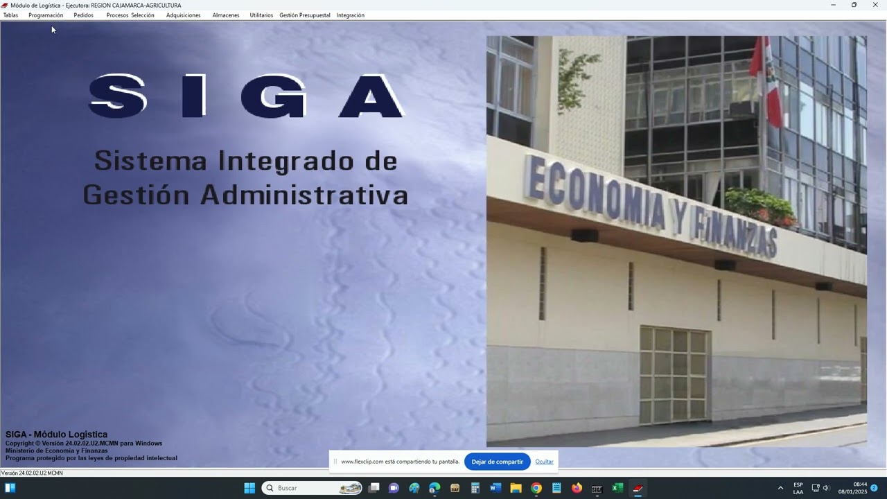 PEDIDO DE SALIDA Y PECOSA SIGA 2024