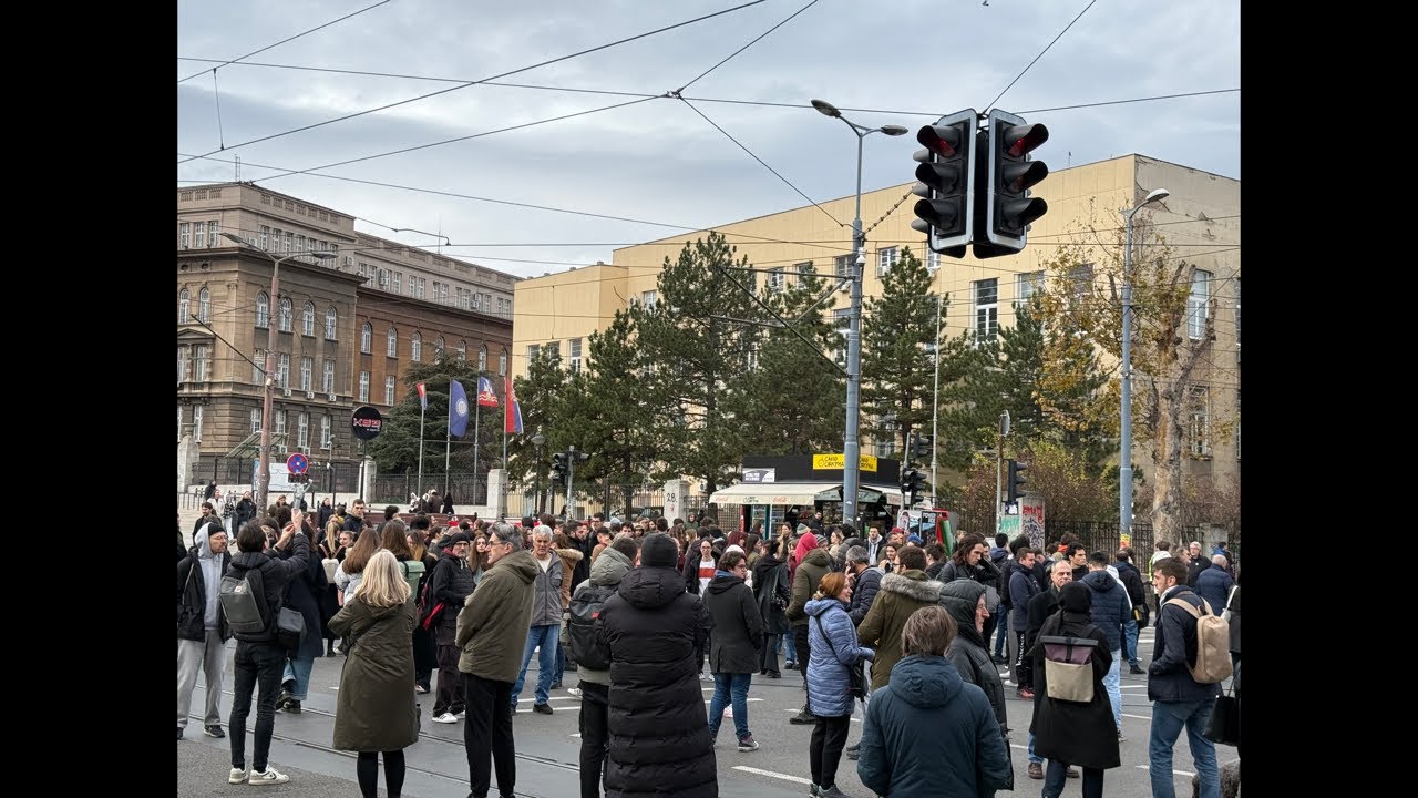 Uživo studentski protest u Beogradu