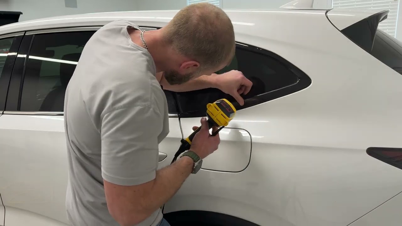 Crux Motorsports Window Chrome Delete Install for 2022 + Acura MDX