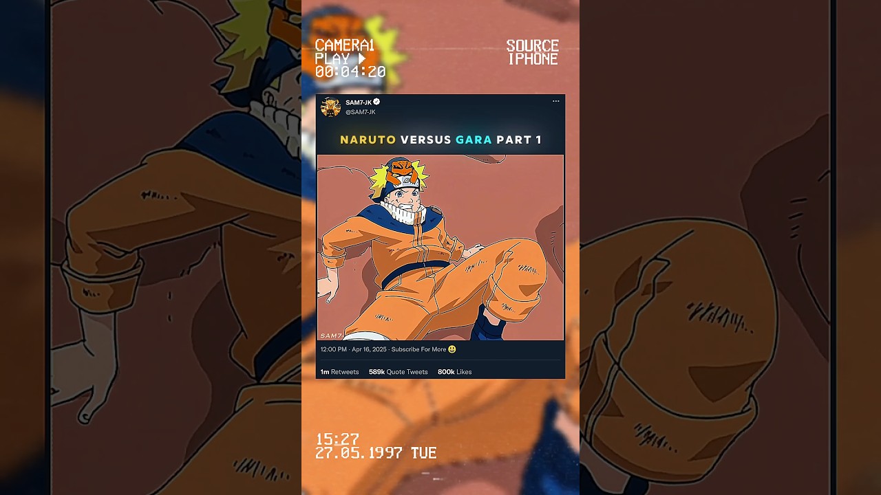 NARUTO Vs GARA PART 1 🤯...