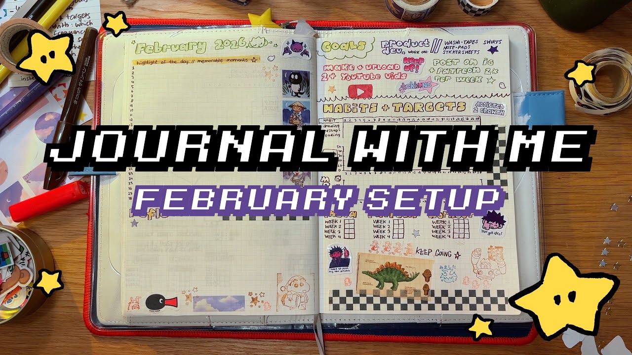 Journal with me ☆ February Setup 2026