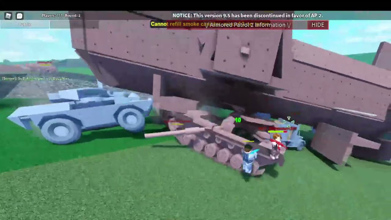 Roblox armored patrol: destroying a whole beast...
