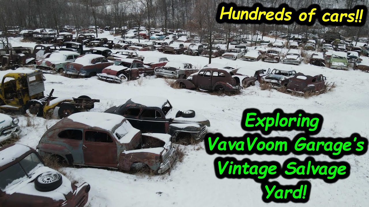 Экскурсия по старинной свалке Vavavoom Garage, потрясающая прогулка по свалке.