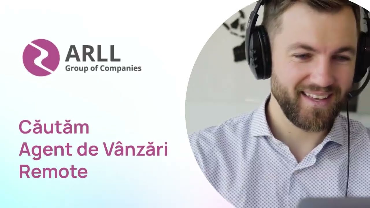 ARLL | Oportunitate in vanzari B2B | Remote work