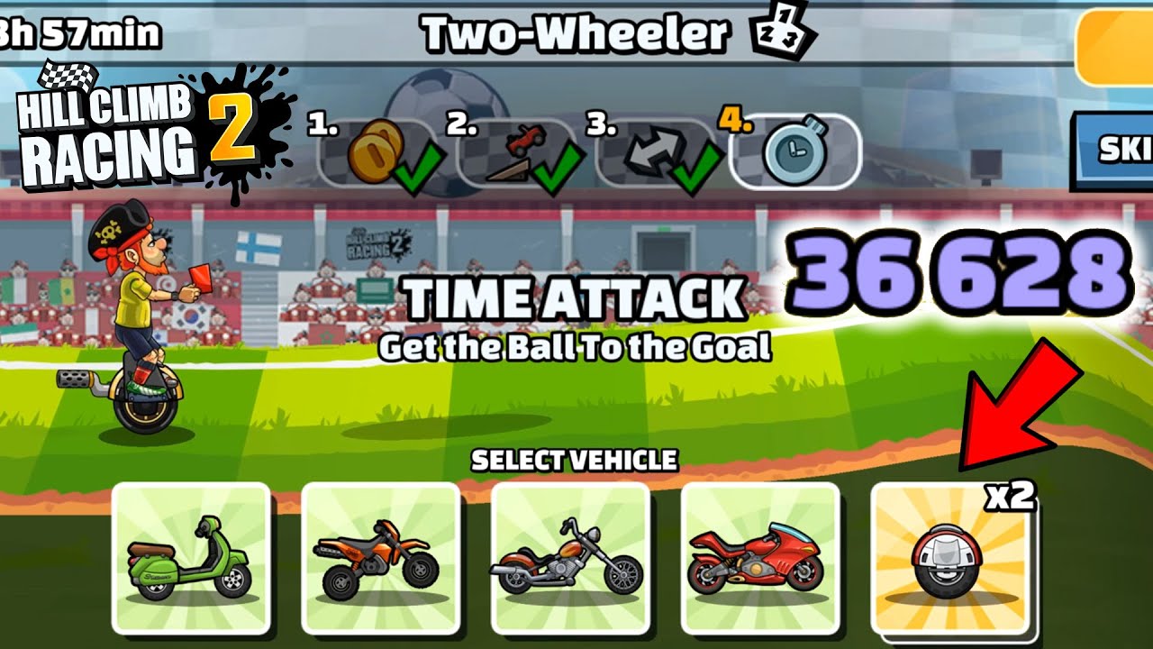 Hill Climb Racing 2 - 36628 points in TWO WHEELER Team Event