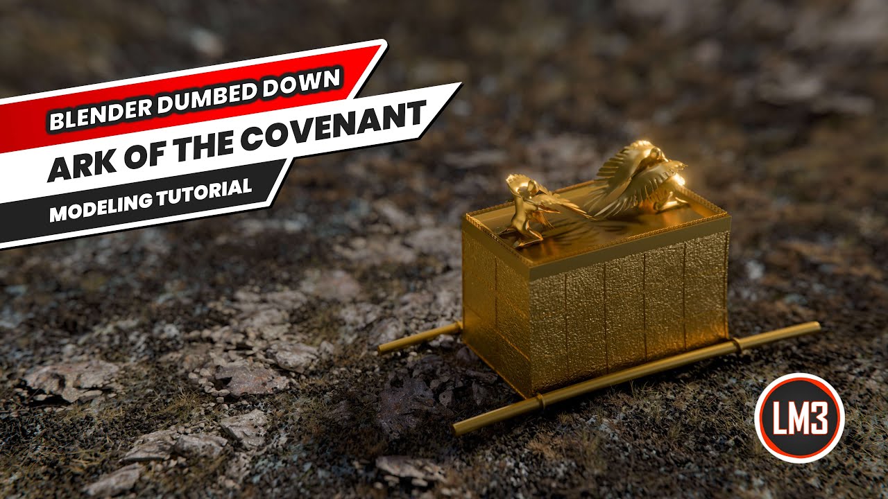 Blender Dumbed Down: Modeling the Ark of the Covenant #tutorial #christian #arkofthecovenant