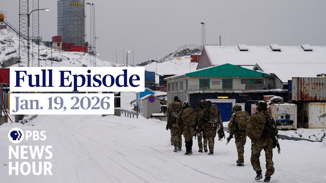 PBS News Hour live episode, Jan. 19, 2026