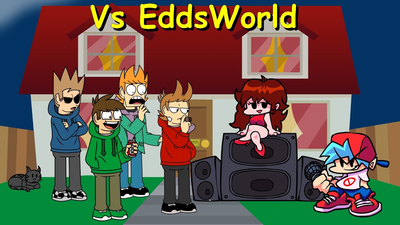 Vs EddsWorld Full Week + Cutscenes - Friday Night Funkin