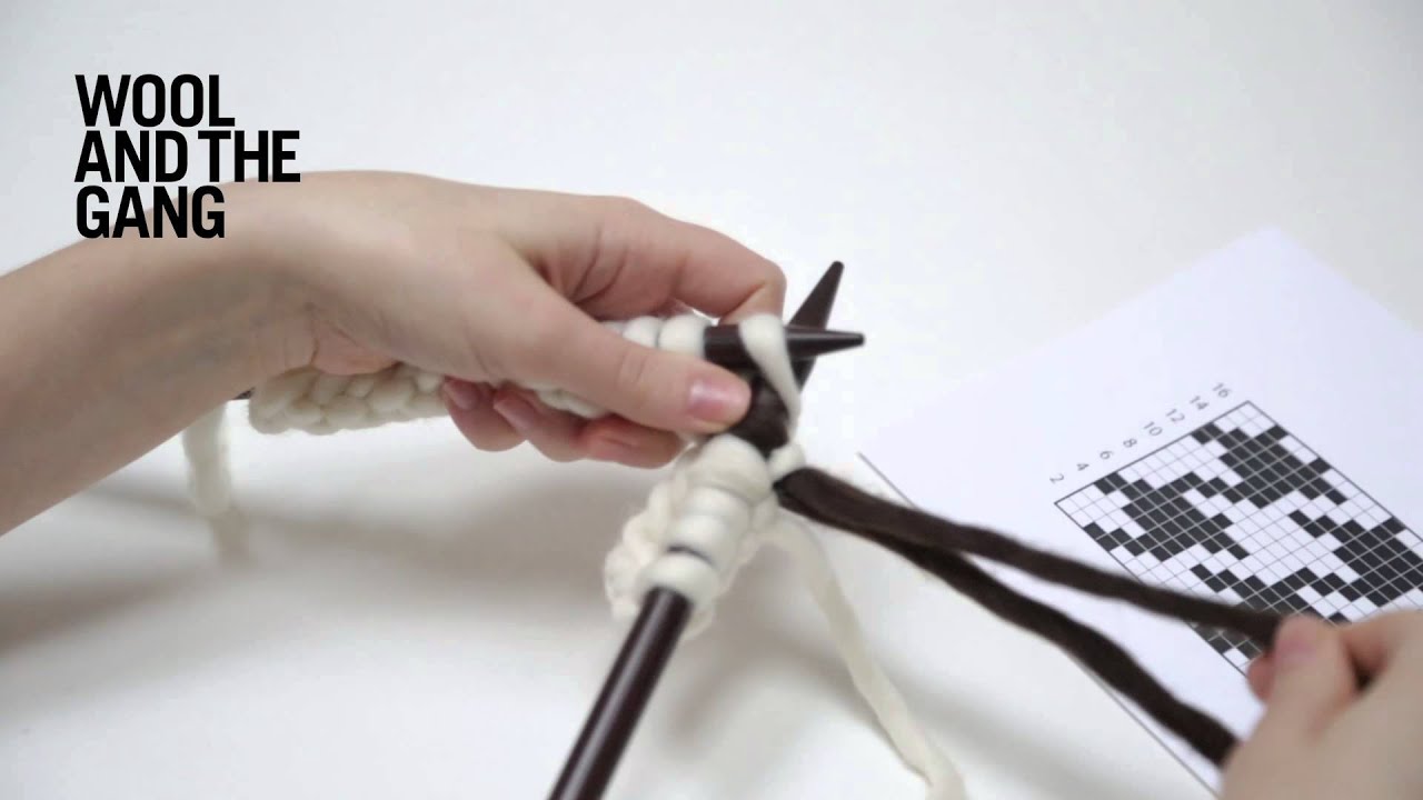 How to knit stranded colourwork