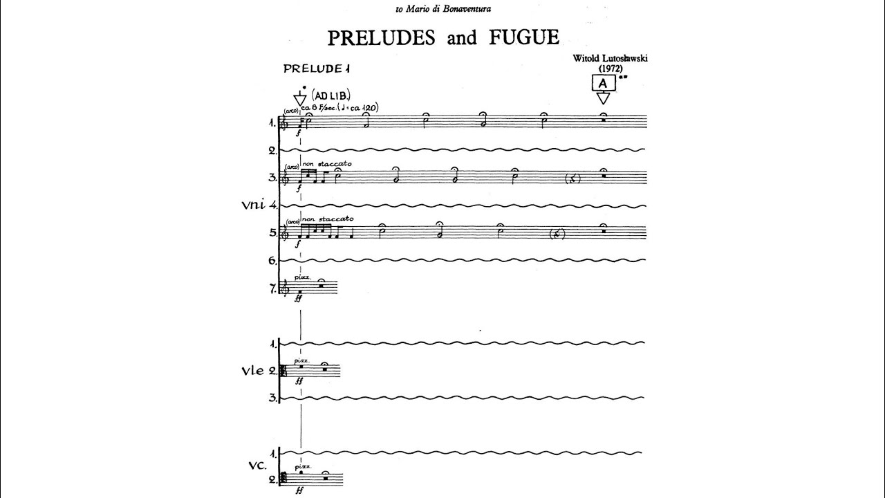 Witold Lutosławski - Preludes and Fugue