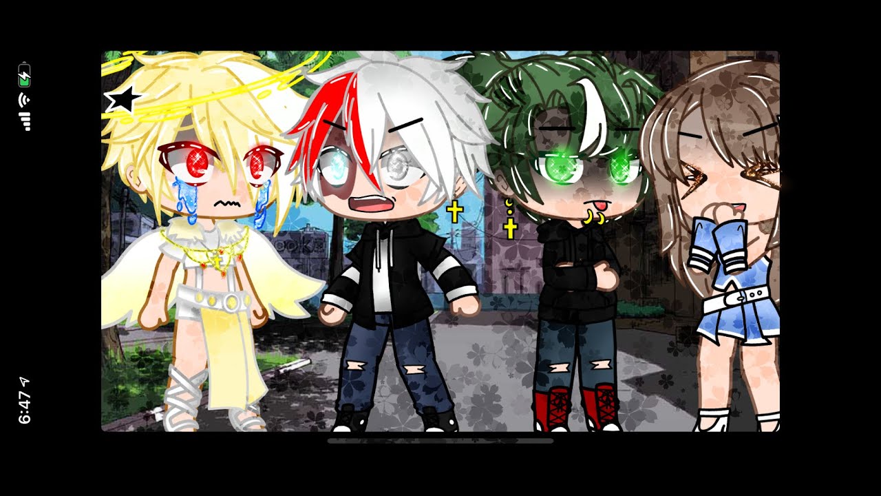 Angel || Baku angel AU || sad Todoroki || todobaku || my AU || bnha/mha