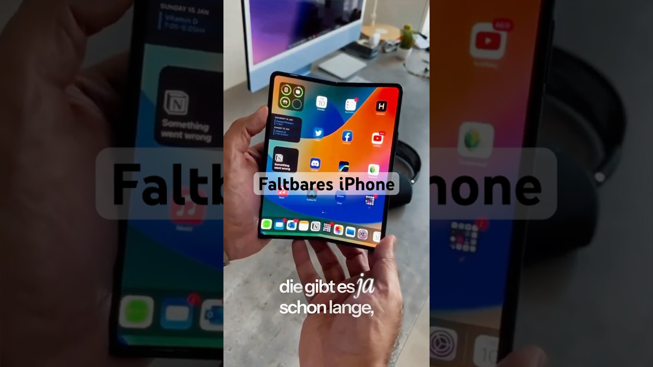 Apple geht aufs Ganze: Ein faltbares iPhone soll kommen!