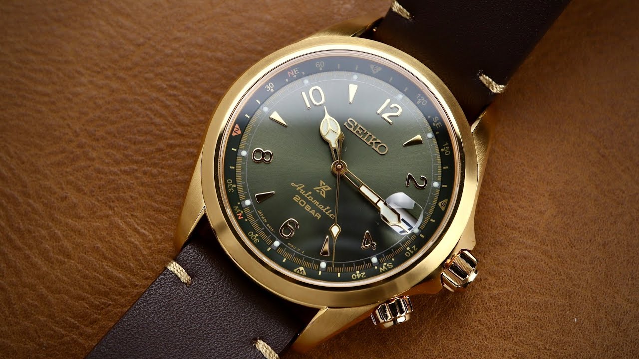 A Twist on a Classic! Seiko Gold Alpinist SPB210!