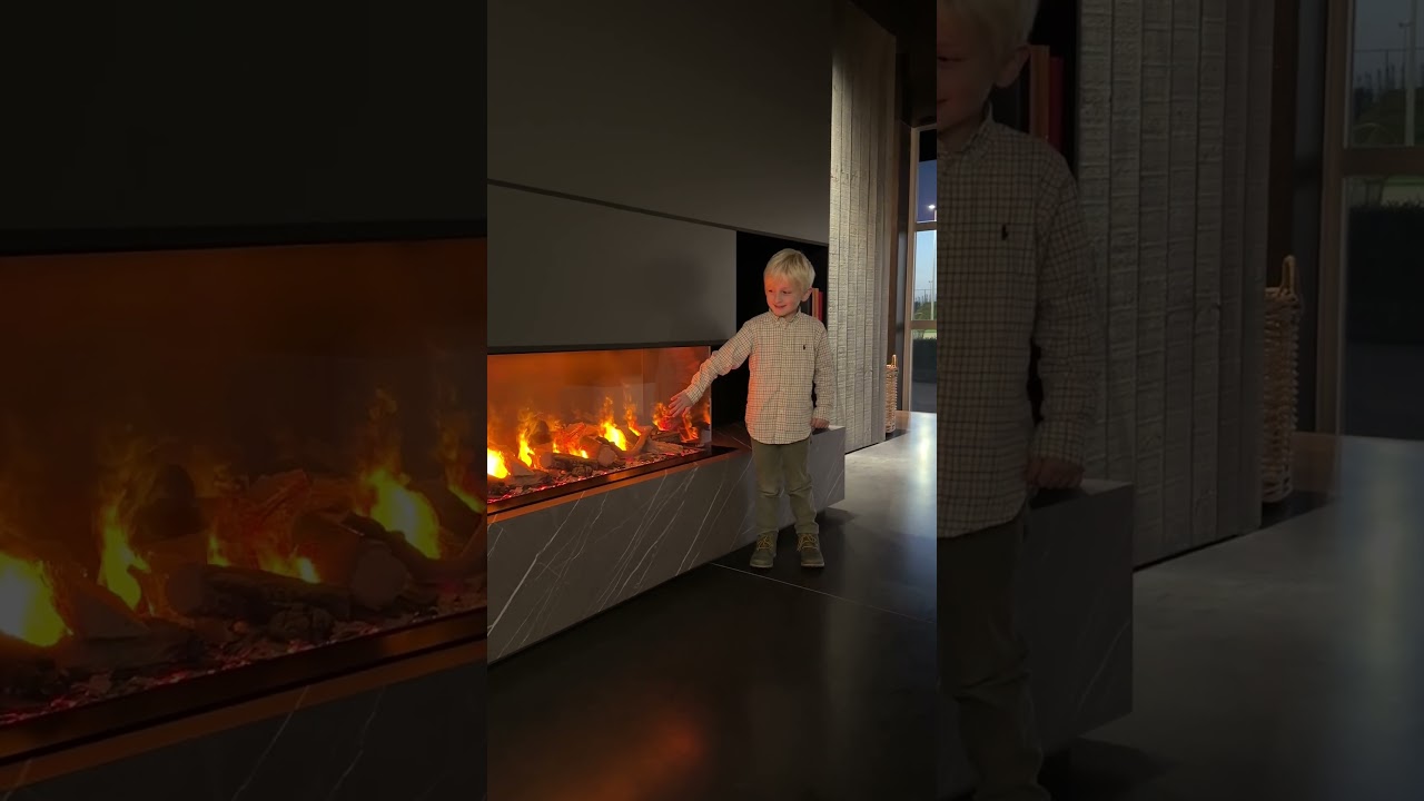 De elektrische haard is de veiligste optie in huis voor iedereen. Zelfs met kinderen en huisdieren.