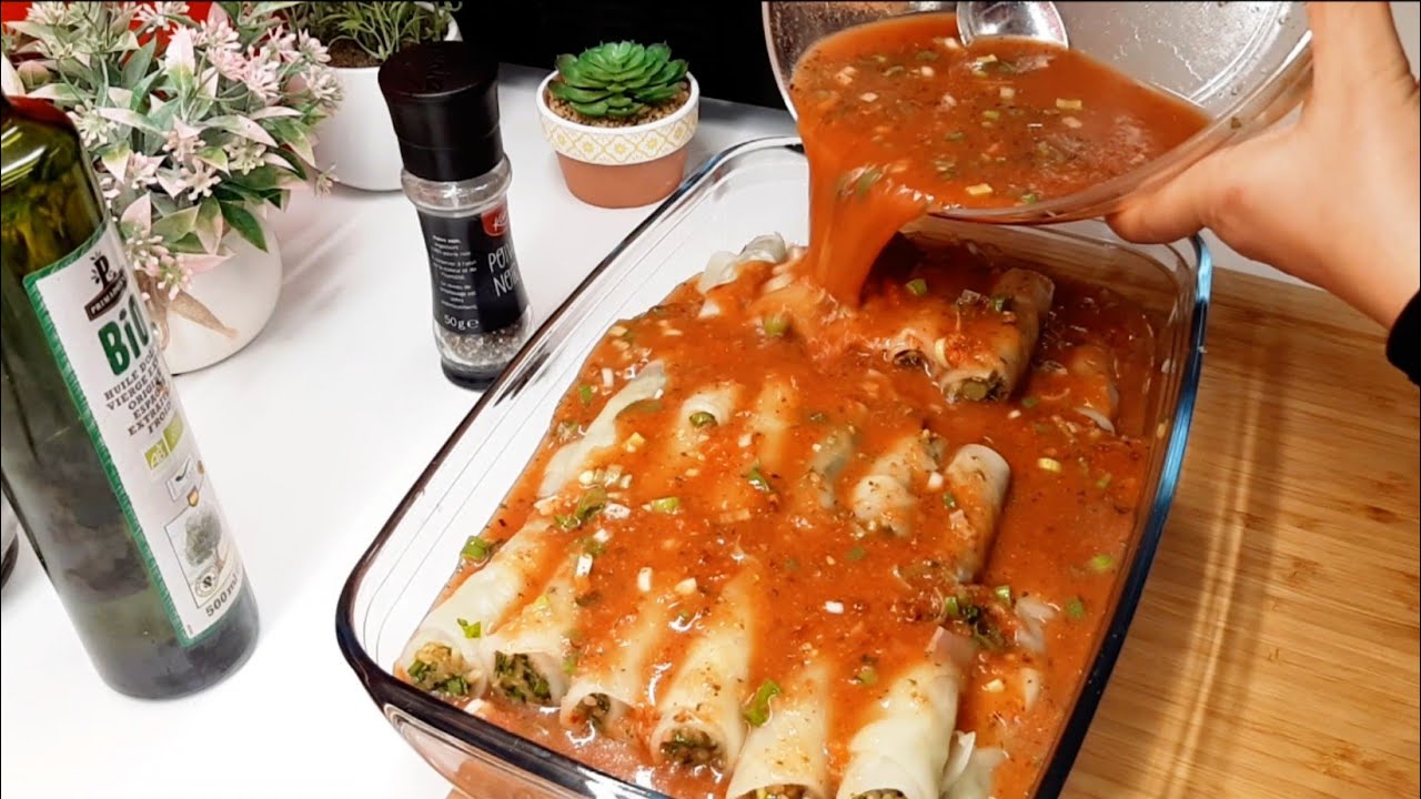 وصفات رمضانية🌛ملفوف، كرنب محشي||لا يفوتك الطعم الخيالي😍وجبة صحية chou blanc farci