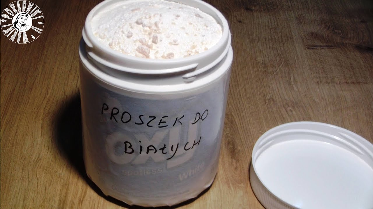 Proszek do prania do białego