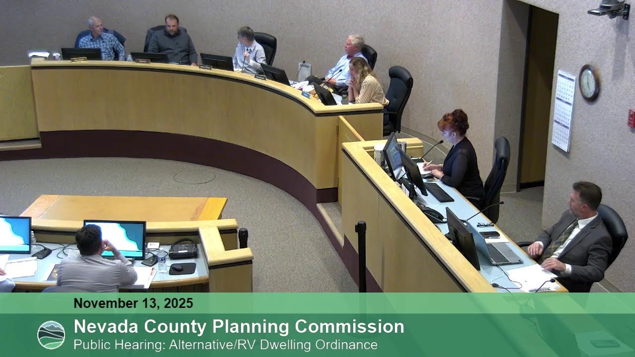 Nevada County Planning Commission Meeting November 13, 2025