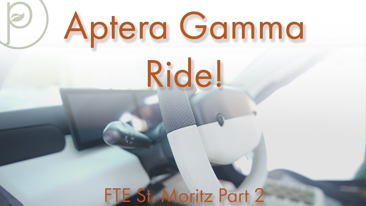 Aptera Gamma Ride in St. Moritz Switzerland Part 2