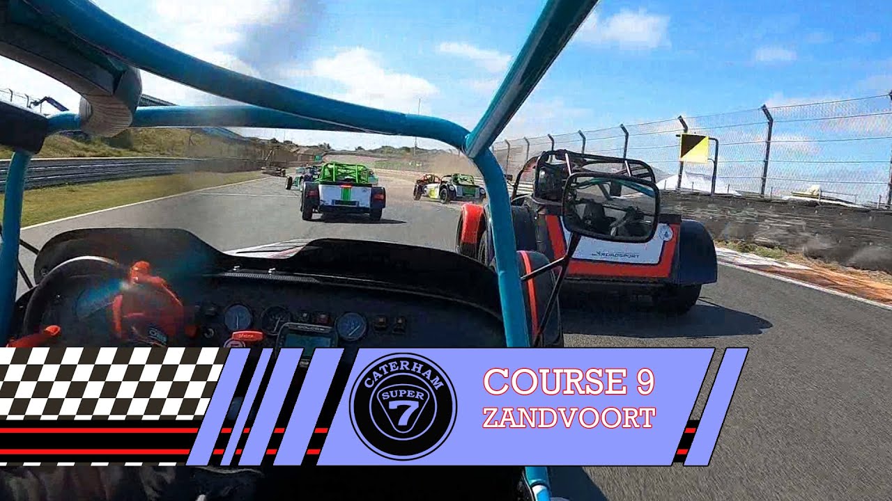 Championnat Caterham 2025 - Course 9 Zandvoort : gros crash devant au 1er tour !