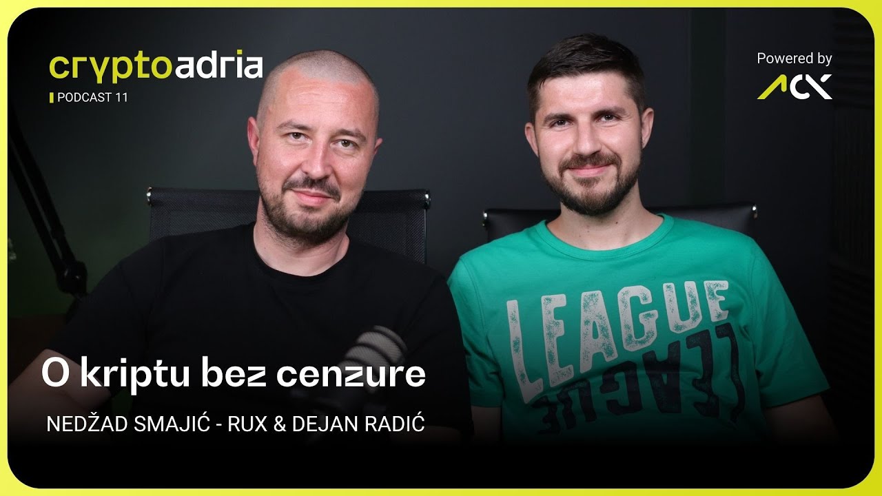 Nedžad Smajić - Rux & Dejan Radić: O kriptu bez cenzure | CryptoAdria podcast