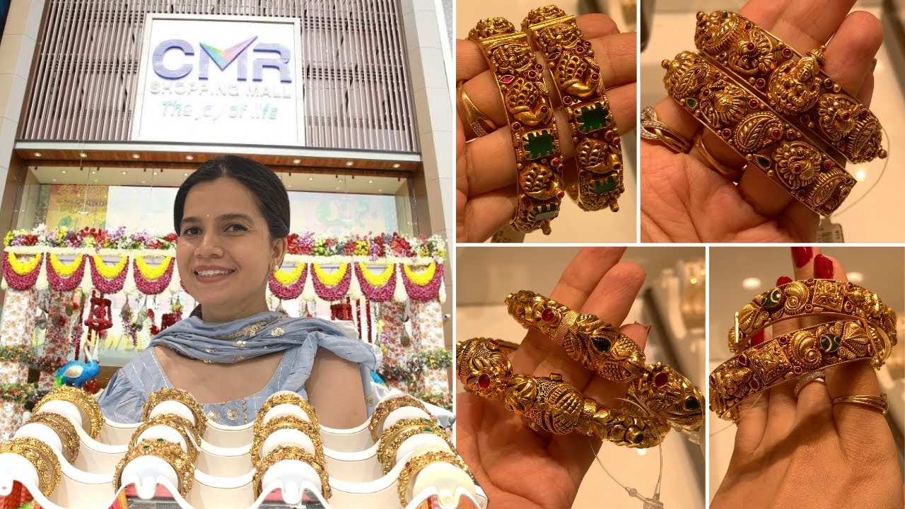 CMR Jewellers Exclusive kada bangles, nakshi bangles designs with price 😍
