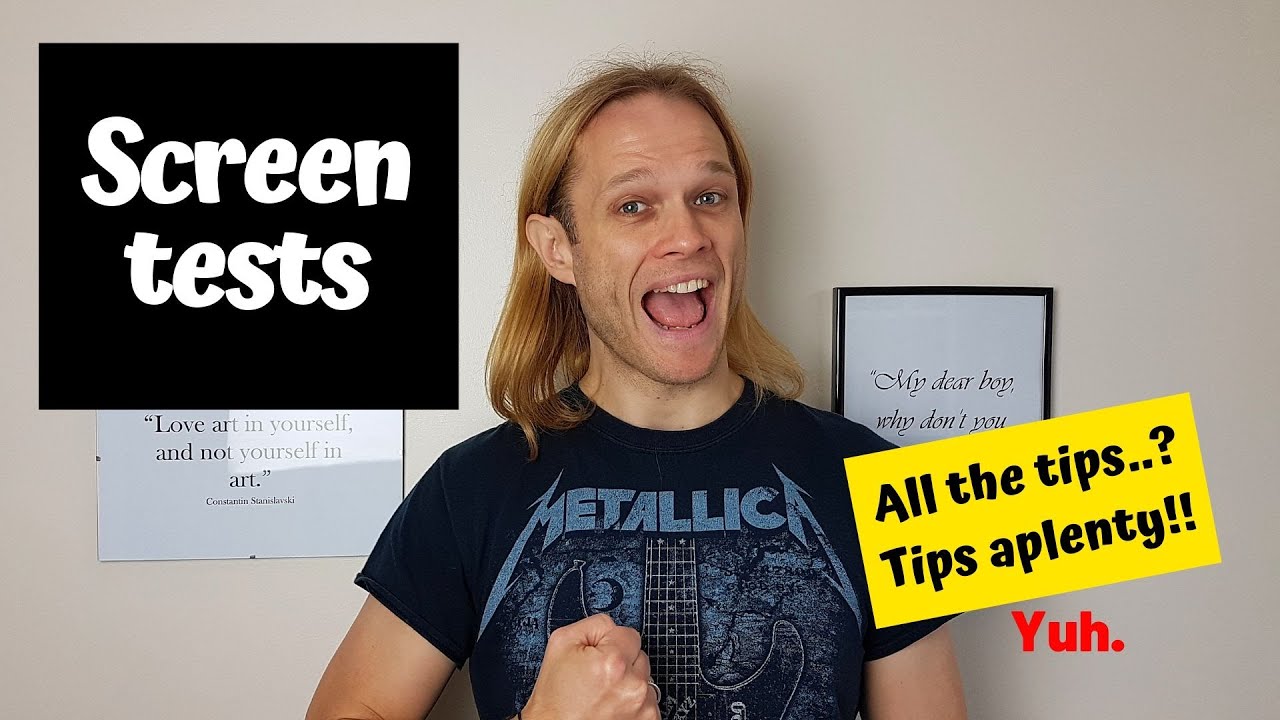 How to AUDITION for Screen | Successful SCREEN TESTS