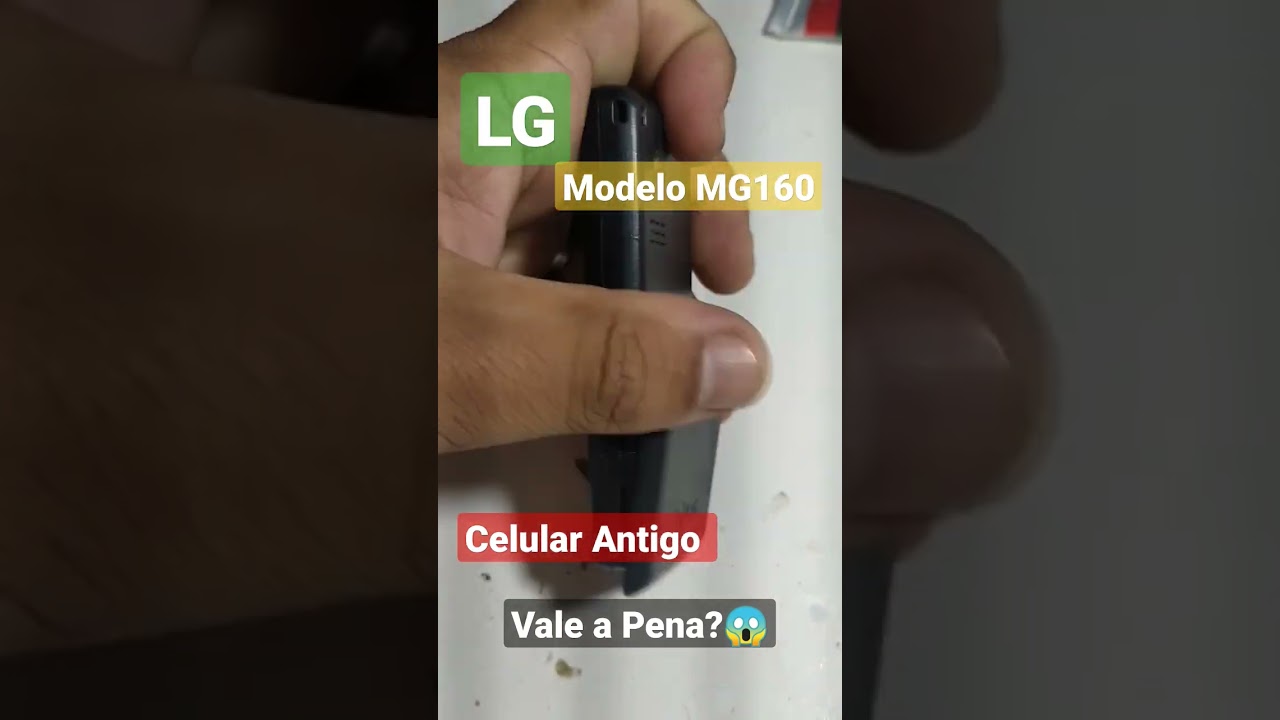Celular Antigo LG Modelo MG160 Vale a Pena?😱