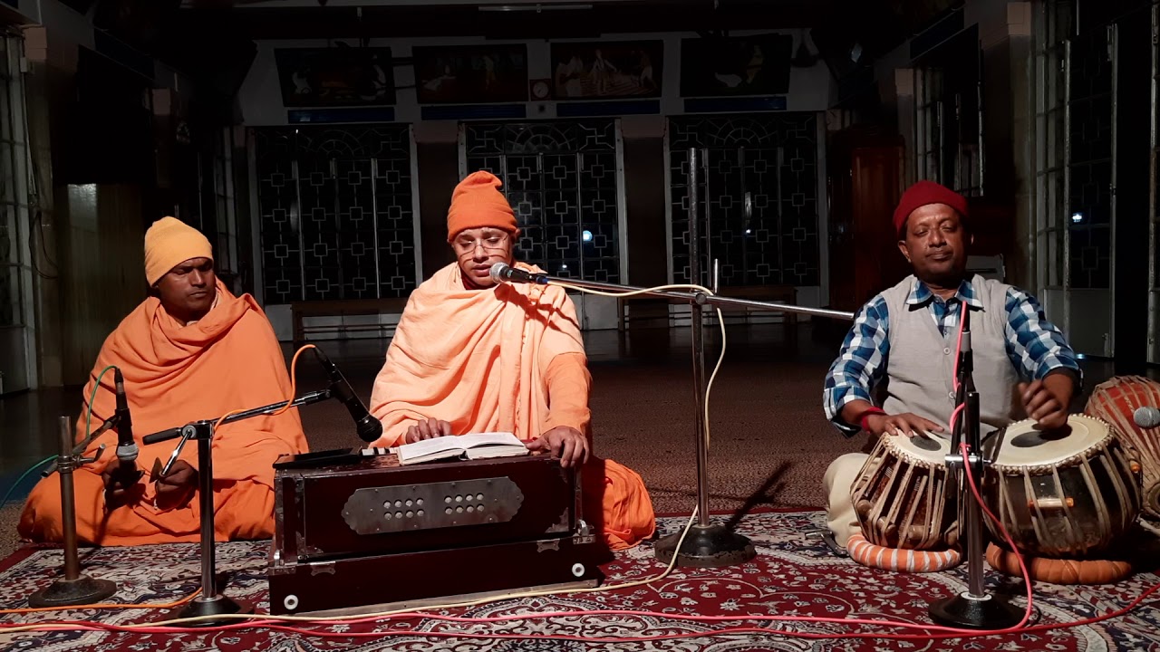 কে ঐ আসিল রে কামারপুকুরে পুলকে নাচিয়া.. || Swami Kalyaneshananda, Kamarpukur RKM | Pranaram Sangeet