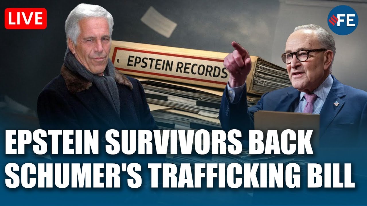 LIVE: Schumer Unveils Anti-Trafficking Bill With Epstein Survivors