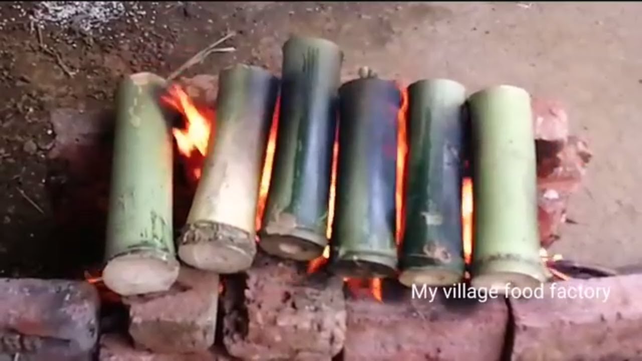 Bamboo🔥Country chicken🍗🐔prepared by my brother #KitchenBhojanambuYum