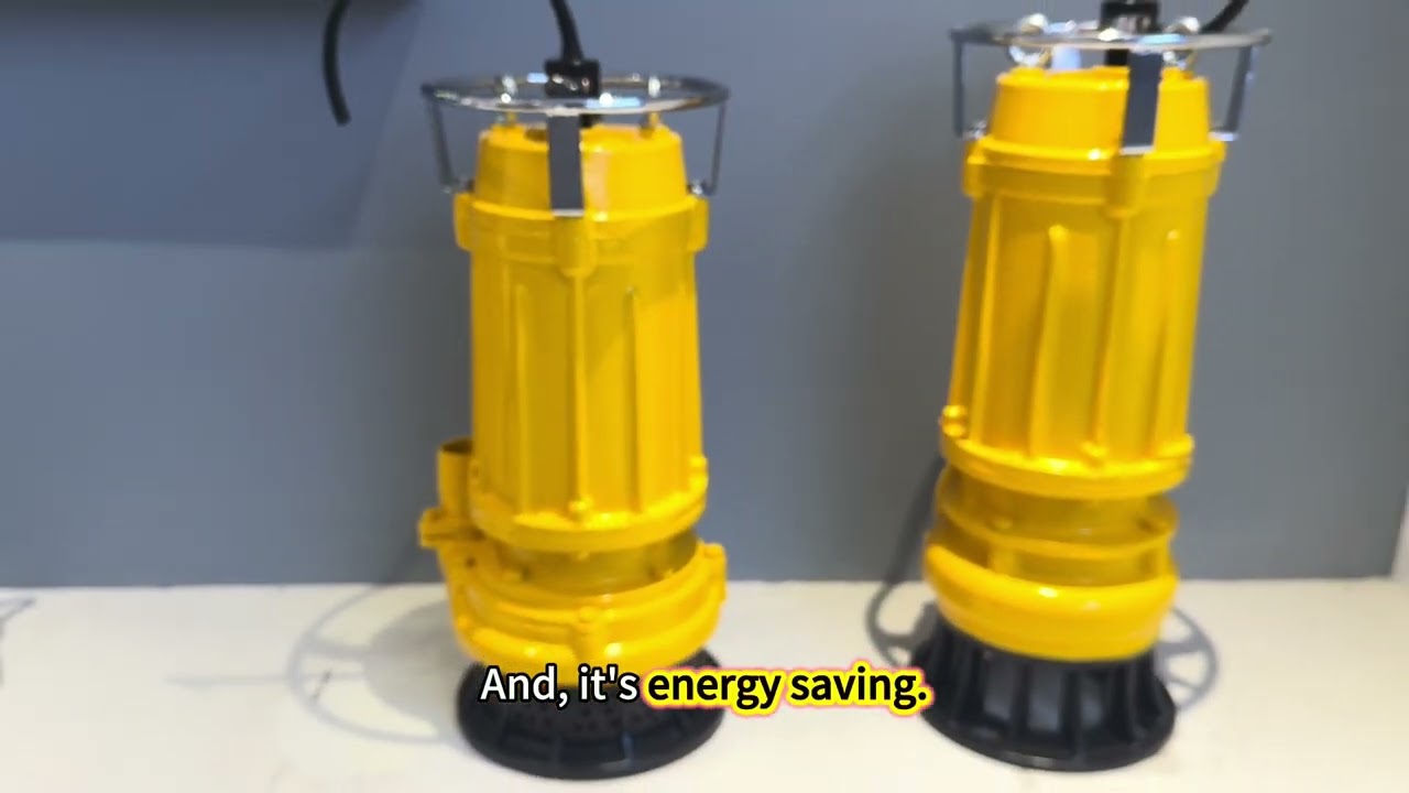 The WQ series submersible sewage pump