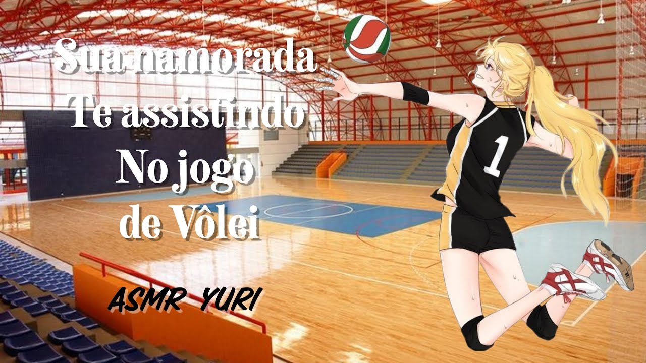 [ASMR lésbico 🏳️‍🌈] Sua namorada te assistindo no jogo de vôlei